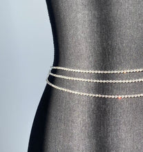 Load image into Gallery viewer, Tier Crystal Waist Chain
