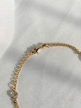 Load image into Gallery viewer, Arc Gold &amp; Acrylic Anklet
