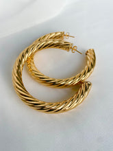 Load image into Gallery viewer, Azurè Gold Hoops
