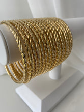 Load image into Gallery viewer, Gold Rope Bangle
