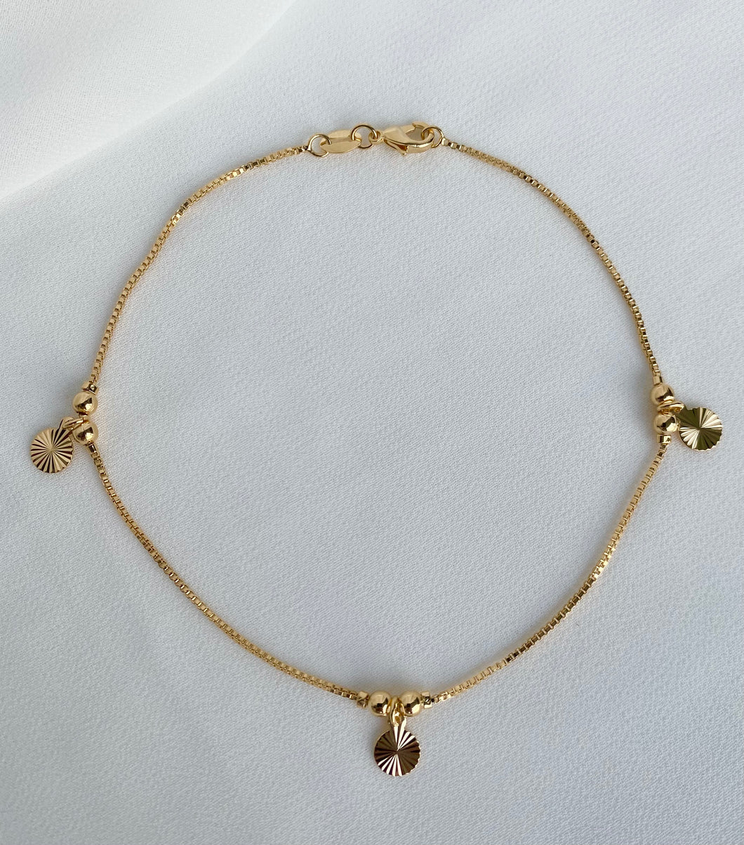 Gold Charm Anklet