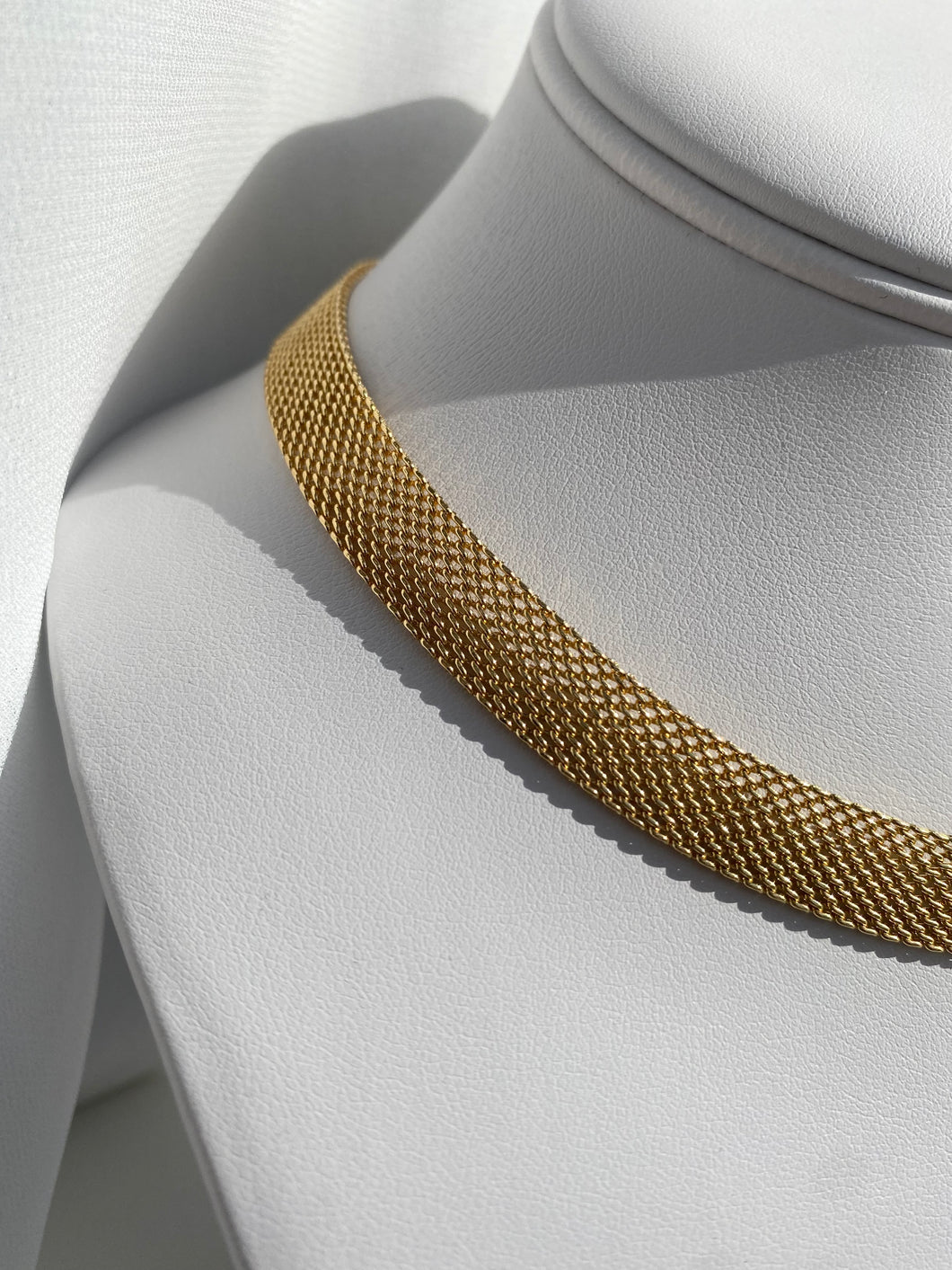 Mesh Gold Necklace