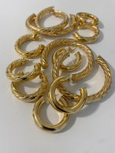 Load image into Gallery viewer, Azurè Gold Hoops
