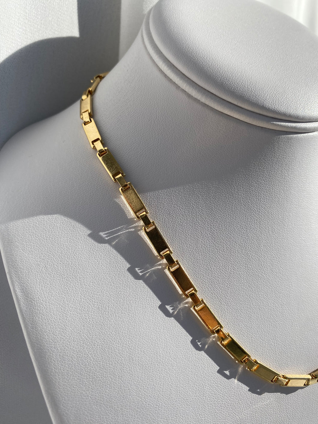 Linked Gold Necklace